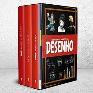 box curso básico de desenho para iniciantes desenho mangá desenho rosto