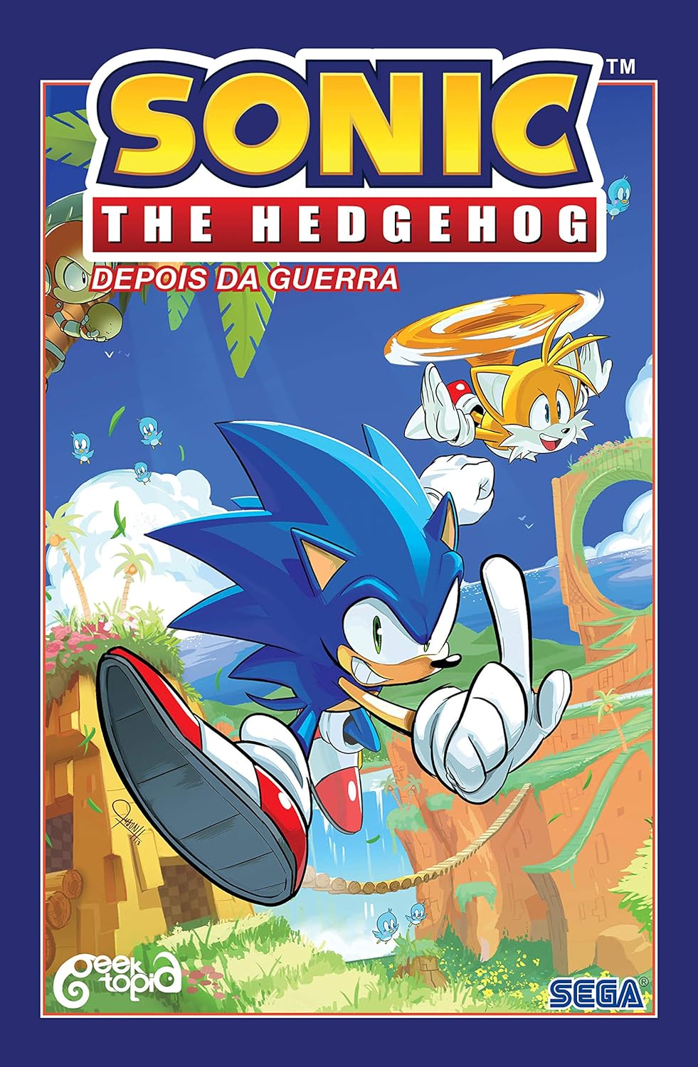 Sonic The Hedgehog – Volume 1: Depois da guerra ( ACOMPANHA PÔSTER E MARCADOR)
