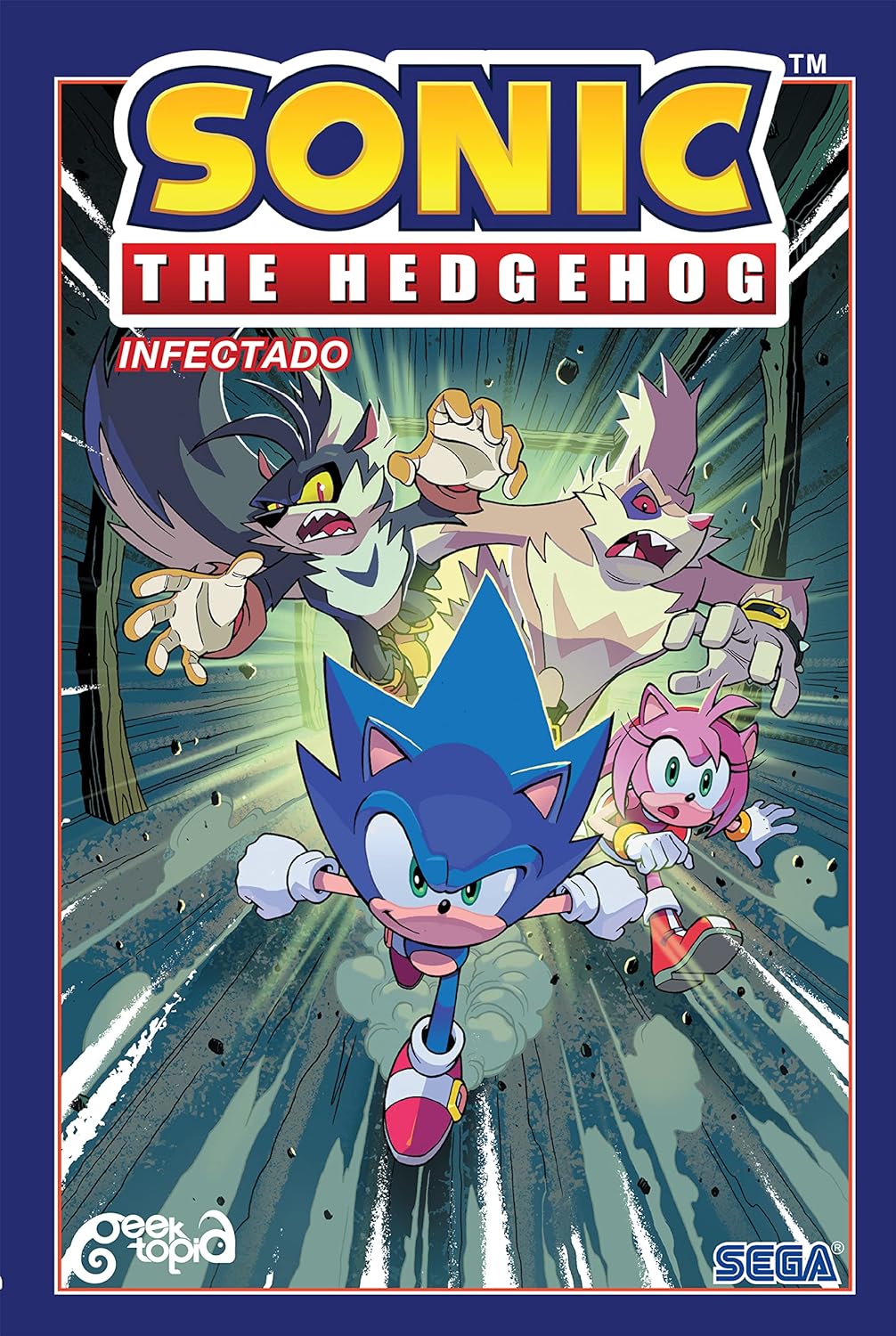 Sonic The Hedgehog – Volume 4: Infectado ( ACOMPANHA PÔSTER E MARCADOR)