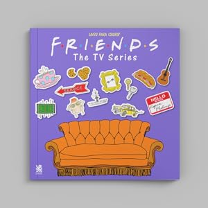 livro de colorir para adultos livro friends série de tv rachel ross monica chandler phoebe joey