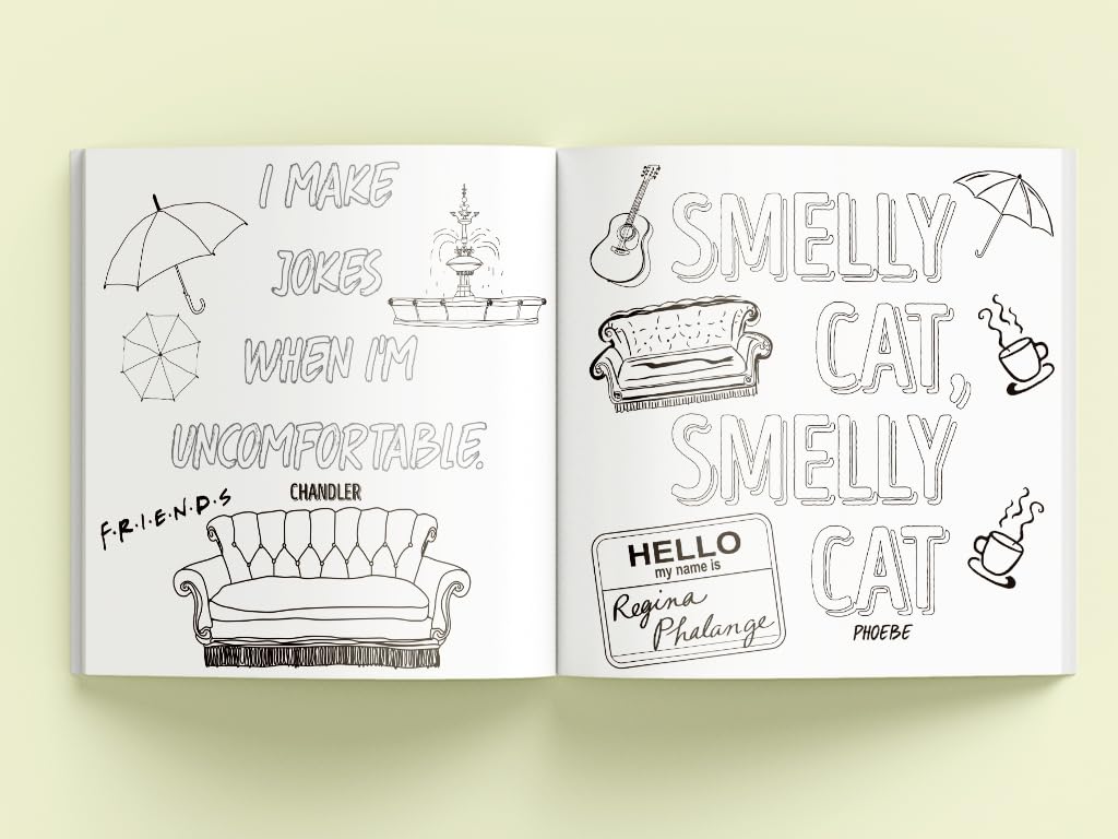 Friends - Livro para Colorir Antiestresse
