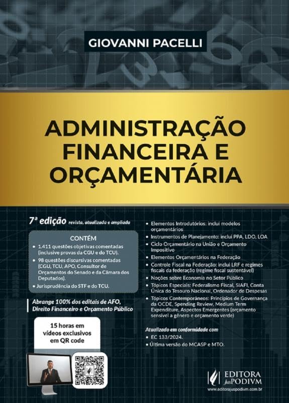 AFO - Administração Financeira e Orçamentária - 7ª Edição (2025)