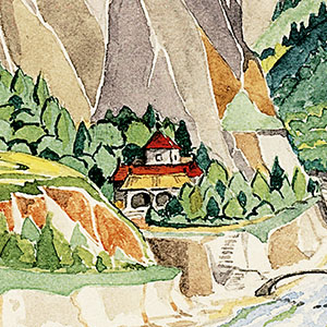 Parte da capa do livro O Hobbit
