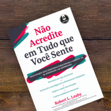 Mockup do livro Não acredite em tudo o que você sente