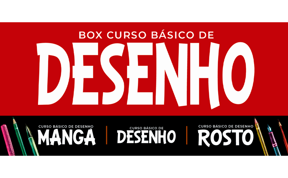 box curso básico de desenho para iniciantes desenho mangá desenho rosto
