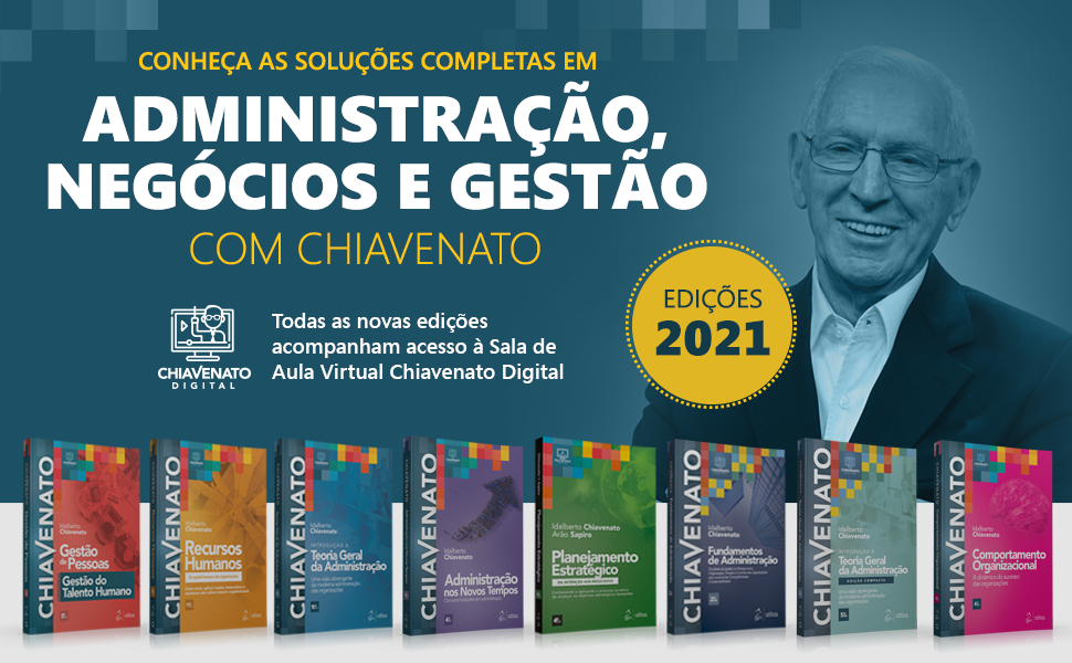 Chiavenato, Gestão, Negócios, Administração, Livros, 2021
