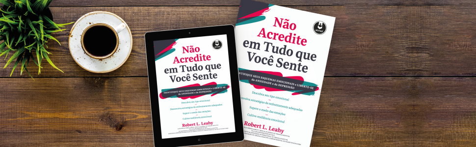 Mockup do livro Não acredite em tudo o que você sente