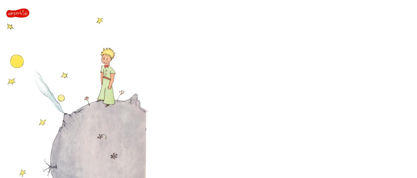 Ilustração em aquarela presente na capa de "O Pequeno Príncipe"