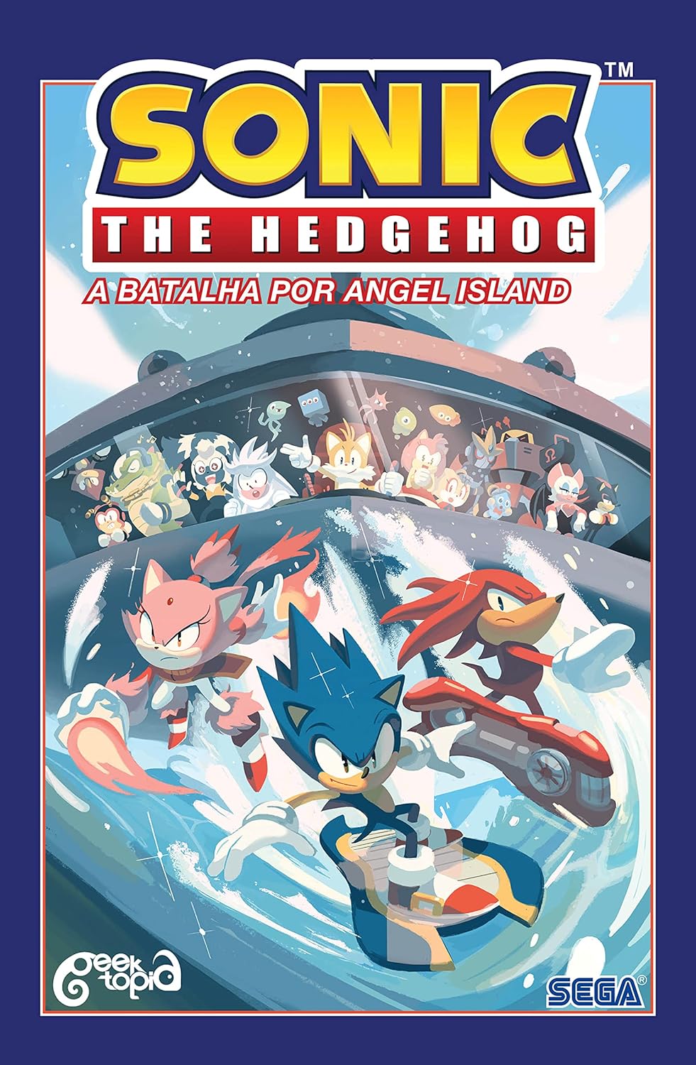 Sonic The Hedgehog – Volume 3: A batalha por Angel Island: ( ACOMPANHA PÔSTER E MARCADOR)