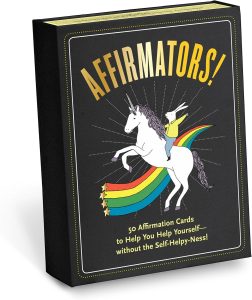 Affirmators! Original: 50 cartas de afirmação, cartas originais para ajudar você a se ajudar sem a autoajuda (50 cartas)