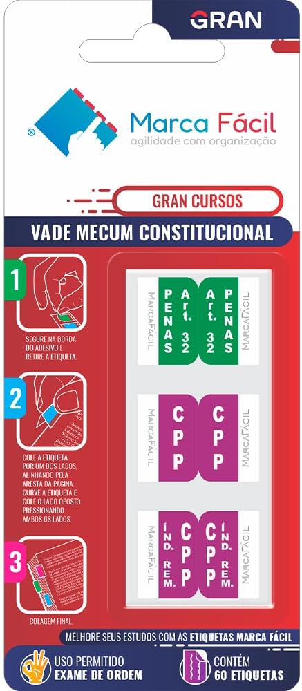 Etiquetas Vade Mecum Constitucional Gran Cursos ..