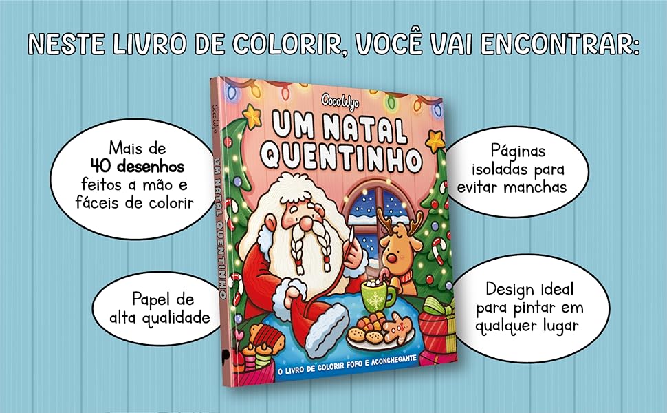 Neste livro de colorir, você encontra: papel de alta qualidade, páginas isoladas para evitar manchas