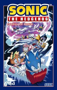 Sonic The Hedgehog – Volume 10: Corrida de prova! ( Idioma ‏: ‎Português )