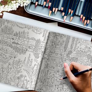 livro, colorir, atividade, estresse, johanna basford, pintar