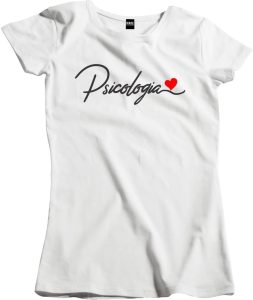 Camisa Feminina Curso Profissão Psicologia coração