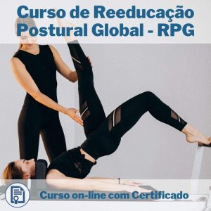 Curso Online em videoaula de Reeducação Postural Global - RPG com Certificado + 2 brindes