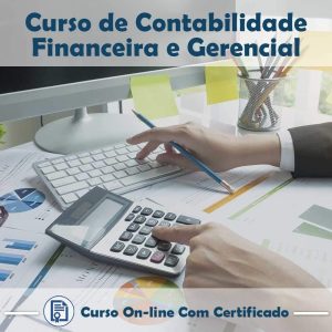 Curso online em videoaula de Contabilidade Financeira e Gerencial com Certificado + 2 brindes