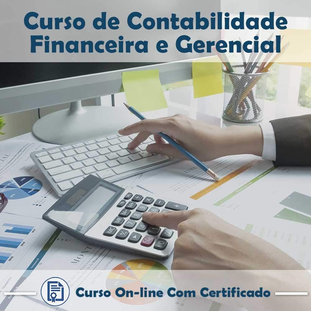 Curso online em videoaula de Contabilidade Financeira e Gerencial com Certificado + 2 brindes