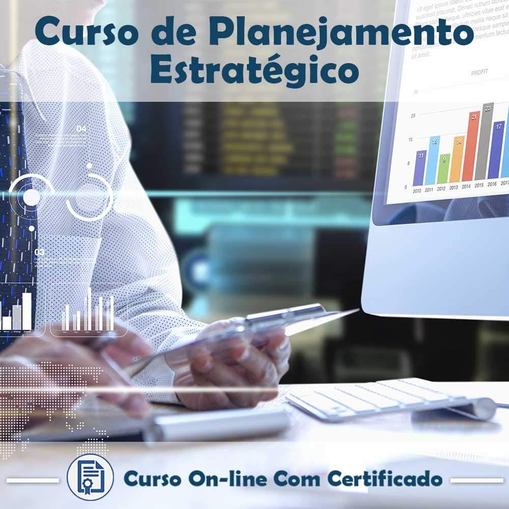 Curso online em videoaula de Planejamento Estratégico com Certificado + 2 brindes