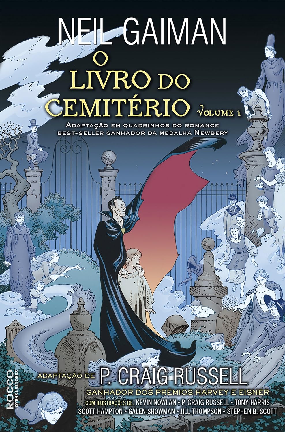 O livro do cemitério HQ vol.1