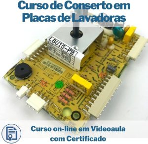 Curso on-line em videoaula de Conserto em Placas de Lavadoras com Certificado