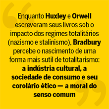 indústria cultural; autoritarismo; totalitarismo; repressão; consumo; censura; distopia; sociedade