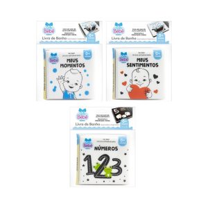 Combo com 3 Livros: Olá Bebê! Um Livrinho Contraste de Banho!