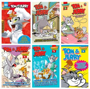 Combo Quadrinhos Tom e Jerry - Kit com 6 Quadrinhos