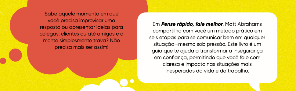 pense rapido, fale melhor