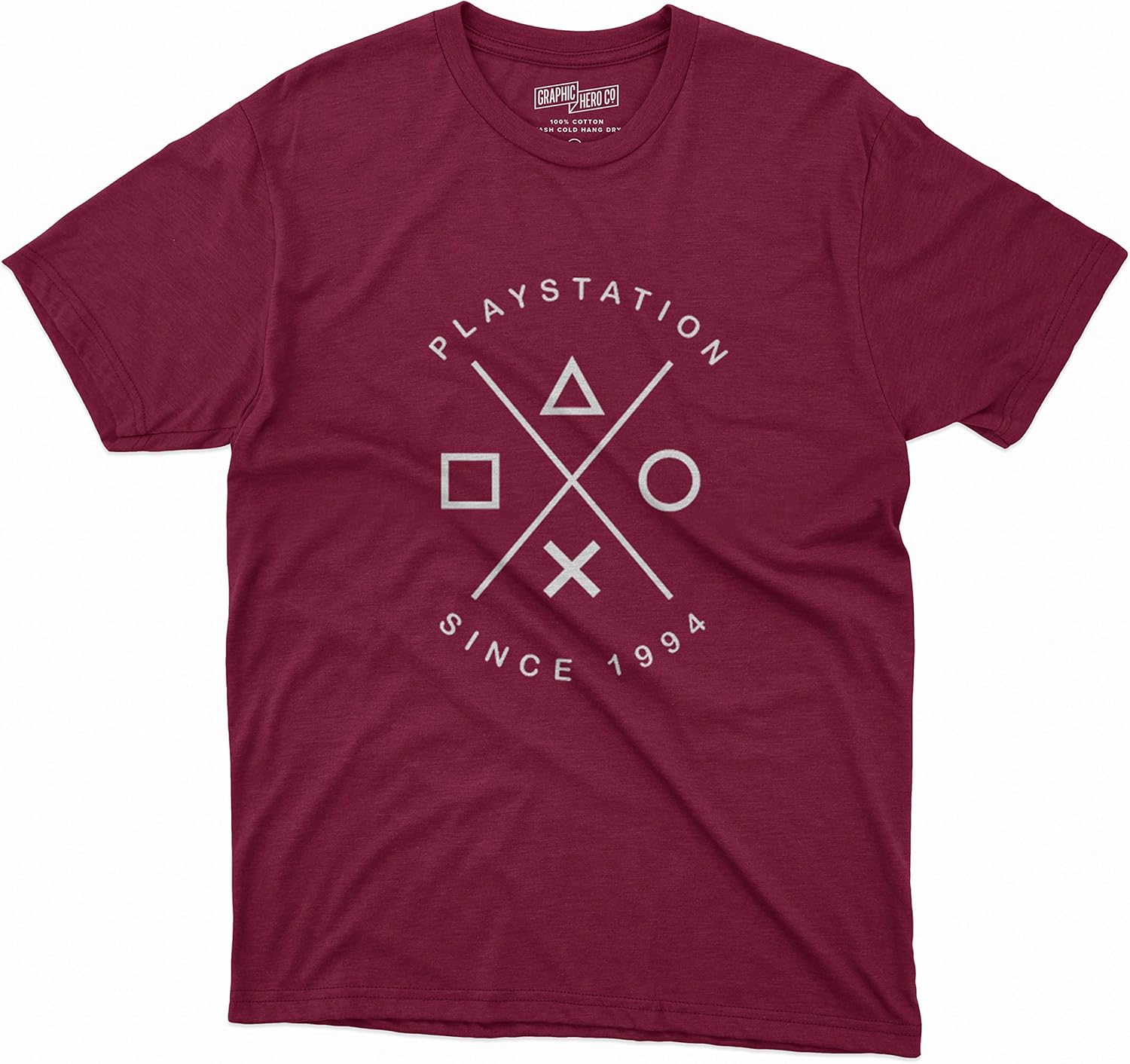 Camiseta Unissex Playstation Game Geek Since 1994 100% Algodão
