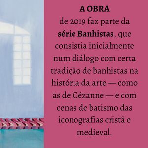 Texto descritivo sobre a obra trampolim de Antonio Obá.