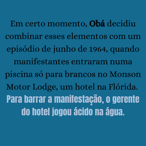 Texto descritivo sobre a obra trampolim, de Antonio Obá.