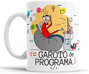 Elicomics Caneca Garoto De Programa Geek Programador - Cerâmica - Caneca - 325ml