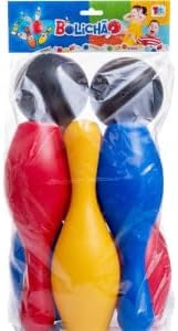 Jogo Infantil Boliche Colorido, 8 peças