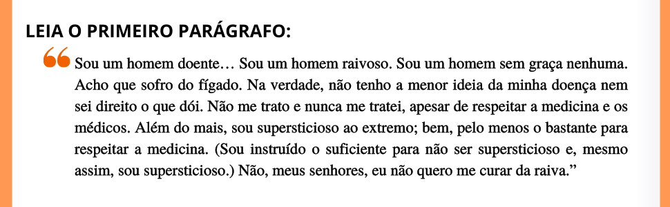 trecho memórias do subsolo