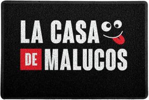 Capacho 60x40cm - La Casa De Malucos, Preto