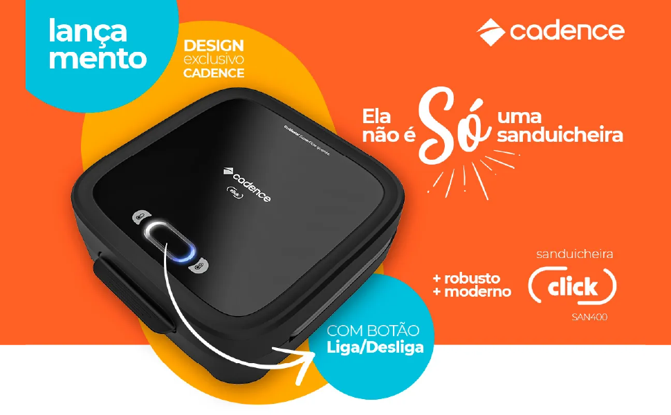 Sanduicheira Elétrica Cadence Click