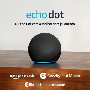 Echo Dot (Última geração) | O Echo Dot com o melhor som já lançado | Cor Preta