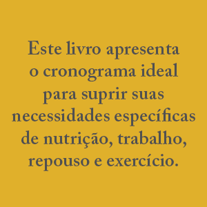 rotina, horários, hábitos, livro, vida saudável, medicina, pesquisas