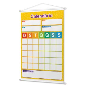 Banner Didático Infantil Pedagógico Calendário Escolar Ensino Crianças Escola Alunos Educação