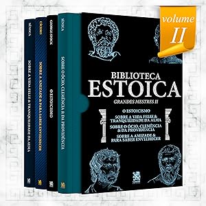 box de livros biblioteca estoica grandes mestres volume 2 seneca george stock cicero
