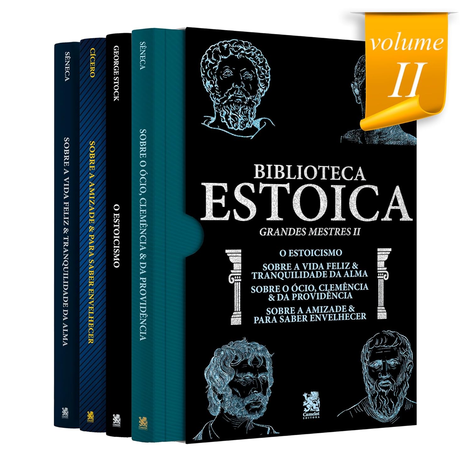 Biblioteca Estoica: Grandes Mestres Volume II - Box com 4 livros