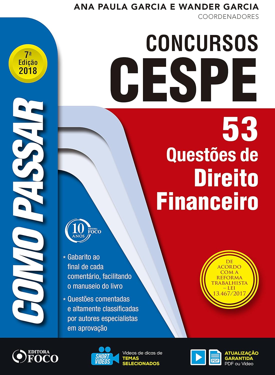 Como passar em concursos CESPE: direito financeiro: 53 questões de direito financeiro