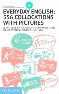 Everyday English: 556 collocations with pictures: Learn English vocabulary and expressions to speak about social situations (English Edition)