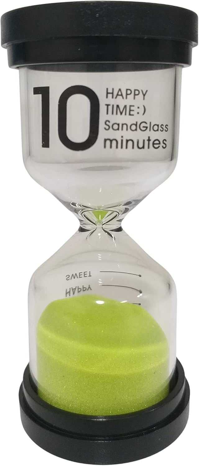 Fábrica Geek Ampulheta de Areia Verde 10 Minutos