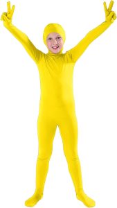 Full Bodysuit Fantasia infantil Zentai Zentai com elastano aberto