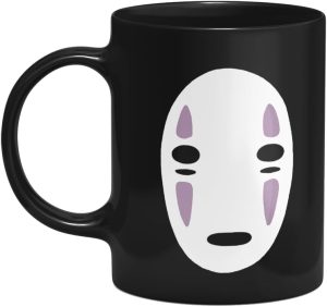 JPS INFO, Caneca Geek - No face sem rosto - 325ml cerâmica - preta