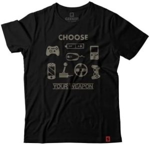 Camiseta Geek Controle De Games Video