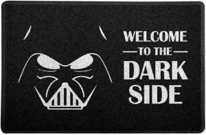 Capacho Welcome to the Dark Side Darth Preto 60X40cm