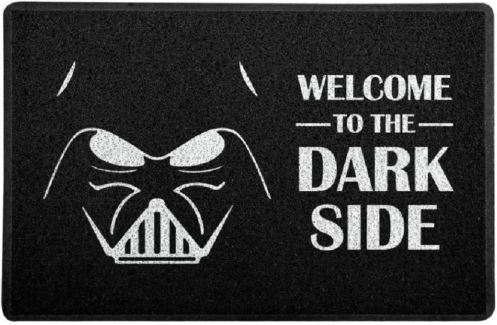 Capacho Welcome to the Dark Side Darth Preto 60X40cm